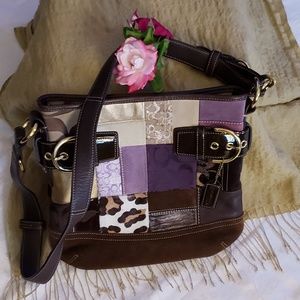 Coach Crossbody Purse Patchwork